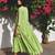 Green mulmul midi dress