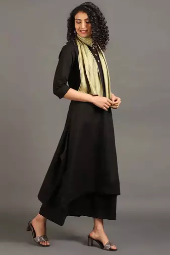 Black daily dose kurta set