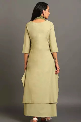 Pistachio daily dose kurta set