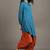 Teal blue sufi saga co-ord set