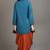 Teal blue sufi saga co-ord set