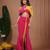 Rani-pink plain crepe skirt set