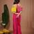 Rani-pink plain crepe skirt set