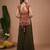 Red floral printed georgette kurta sets