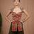 Red floral printed georgette kurta sets