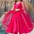 Pink color pure roman silk mirror lace party wear gown