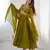 Mahendi green pure soft georgette embroidery work gown