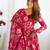 Multi color pure soft organza silk digital print party wear gown