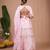 Baby Pink embroidered silk lehenga