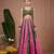 Green Floral Printed georgette lehenga