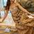Brown embroidered jacquard jumpsuit