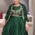 Chinon silk embroidery sequins work fullstitched gown with koti and dupatta – elegant ethnic wear set