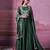 Chinon silk embroidery sequins work fullstitched gown with koti and dupatta – elegant ethnic wear set