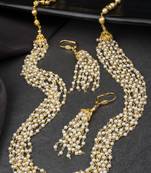 Antique 8 layered pearl mala set
