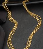Antique gold plated 3 layered mala