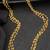 Antique gold plated 3 layered mala