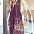 purple soft cotton printed fancy saree with blouse