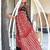 maroon soft cotton printed fancy saree with blouse
