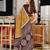 mustard mulmul cotton printed fancy saree with blouse