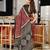 maroon mulmul cotton printed fancy saree with blouse