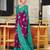 pink mulmul cotton printed fancy saree with blouse
