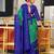 green mulmul cotton printed fancy saree with blouse