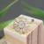 Gold plated clip on non piercing pressing type stone nose pin, stud for women 