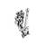 Navratri ethnic silver oxidized non piercing pressing type nosepins for women 