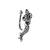 Navratri ethnic silver oxidized non piercing pressing type nosepins for women 