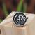 Navratri ethnic silver plated clip on non piercing pressing type nose pin, nose ring stud for women 