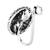 Navratri ethnic silver plated clip on non piercing pressing type nose pin, nose ring stud for women 