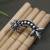 Navratri ethnic silver oxidized non piercing pressing type nosepins for women 