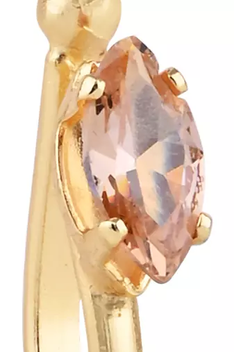 Navratri ethnic gold plated non piercing pressing type nosepins for women 