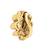 Gold plated traditional clip on nose pin without piercing for women and girls