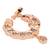 Traditional peacock design cz american diamond non-piercing screw press nose pin/nath clip on for women 