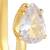 Clip on golden nose pin without hole non piercing pressing type nose ring stud for women 