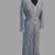 Grey color luxurious Handmade Moroccan Kaftan with hijjab