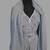 Grey color luxurious Handmade Moroccan Kaftan with hijjab