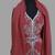 Maroon color luxurious Handmade Moroccan Kaftan with hijjab