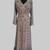 Chiku color luxurious Handmade Moroccan Kaftan with hijjab