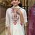 white embroidered viscose Kurta Pant with dupatta