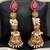 Rubby designer antique jewellery high gold polish earrings for women | fancy ethnic festive jewelry