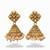 Pearl designer high gold polish clustered pearl jhumka earrings for women indian jhumki for girls