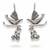 Oxidised silver designer earrings for women | antique style fancy oxidised jewelry