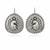 Oxidised silver beautiful designer earrings for women | antique style fancy oxidised jewelry