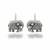 Oxidised silver designer fancy earrings for women | antique style oxidised jewelry