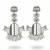 Oxcid designer fancy style party wear beautiful oxidised silver polish long earrings for women & girls