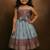 Skyblue soft silk pure zari weaving pavadai gown