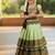 light green soft silk pattu pavadai set