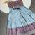Skyblue soft silk pure zari weaving pavadai gown